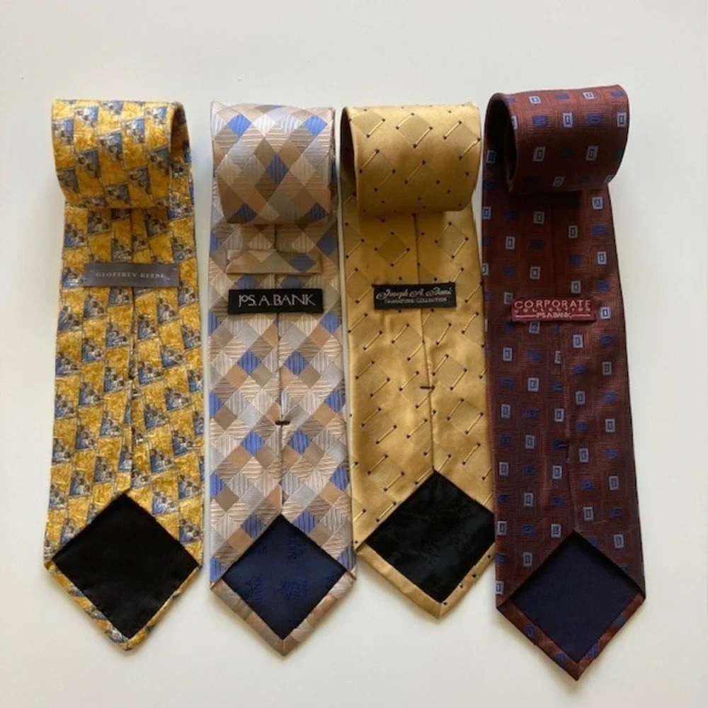 Silk ties Lot of 4